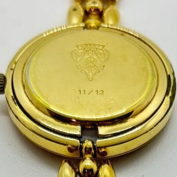 Gucci Watch Bezel Gold Plated Ladies Gucci GG - Picture 13 of 14